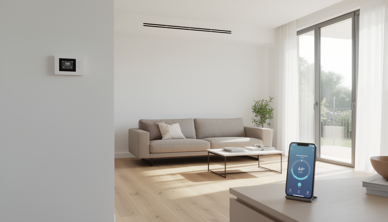 découvrez comment un thermostat intelligent optimise la climatisation de votre maison pour un confort optimal et des économies d'énergie.