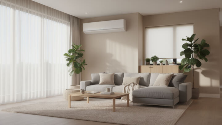 découvrez nos solutions de climatisation maison silencieuses pour un confort optimal toute l'année, sans nuisance sonore.