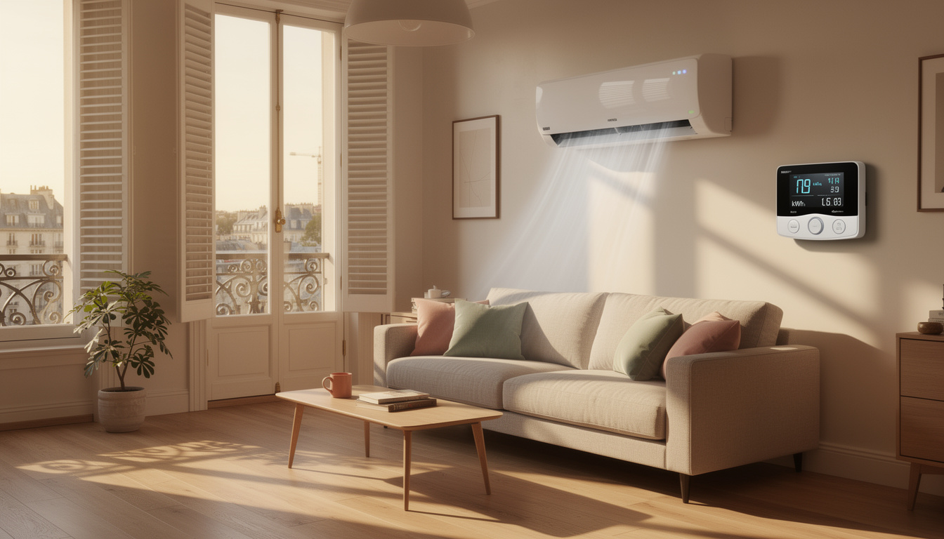 découvrez comment fonctionne la consommation énergétique d’une climatisation domestique et apprenez à optimiser son usage pour réduire votre facture d'électricité.
